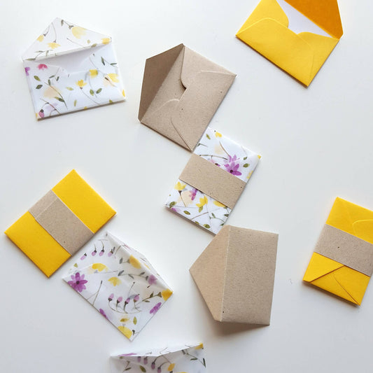 {Lemon Drop Papers} Tiny Loves Notes :: Set of 12 :: May Flowers