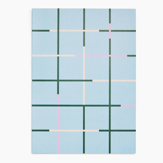 {Poketo} Object Notebook :: Light Blue Grid