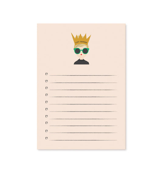 {Ginger P. Designs} List Queen Notepad