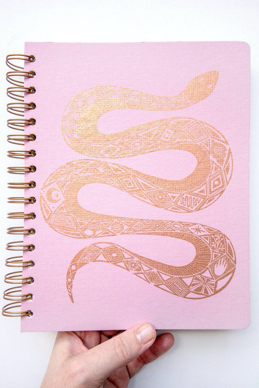 Pink Serpentine 12 Month Planner