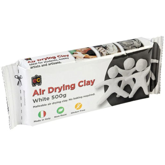 Edvantage - Air Dry Clay 500gm - White