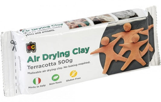 Edvantage - Air Dry Clay 500gm - Terracotta