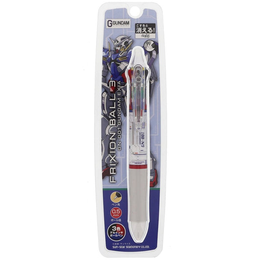 FRIXION BALL 3 GN-001 Gundam Exia 3-colors Ballpoint Pen Gundam Stationery NEW