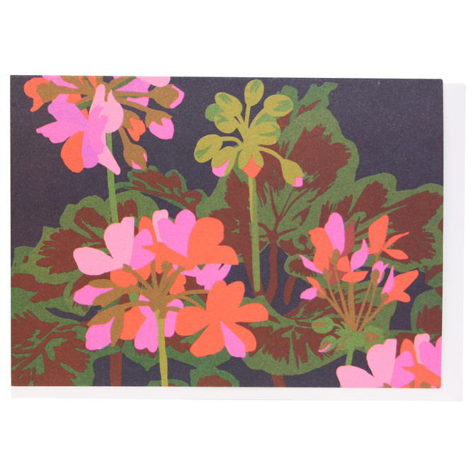 {Smudge Ink} Boxed Notecards :: Geraniums :: Set of 10