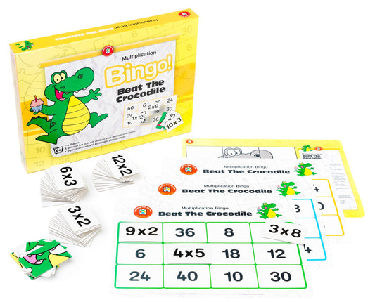 Edvantage - Beat the Crocodile Bingo (Multiplication)