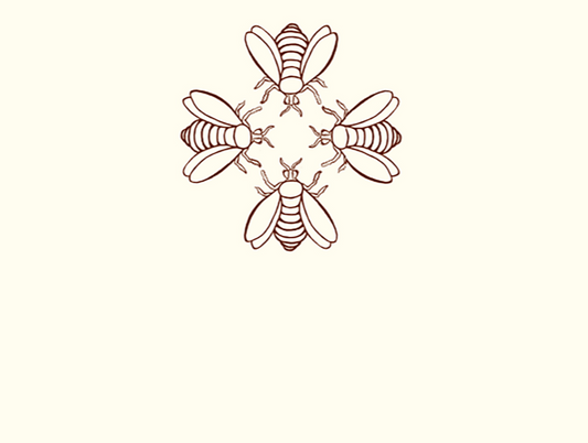 Bee Quartet A6 Notes  (10 pack)