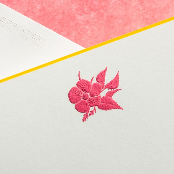 Hibiscus Note Cards - Box of 10