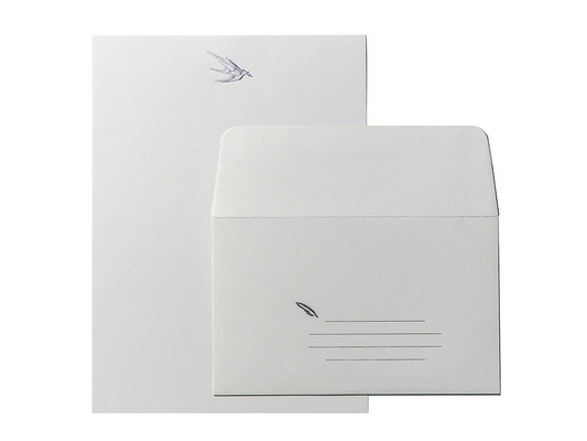 Bird With Pen, Stationery Set