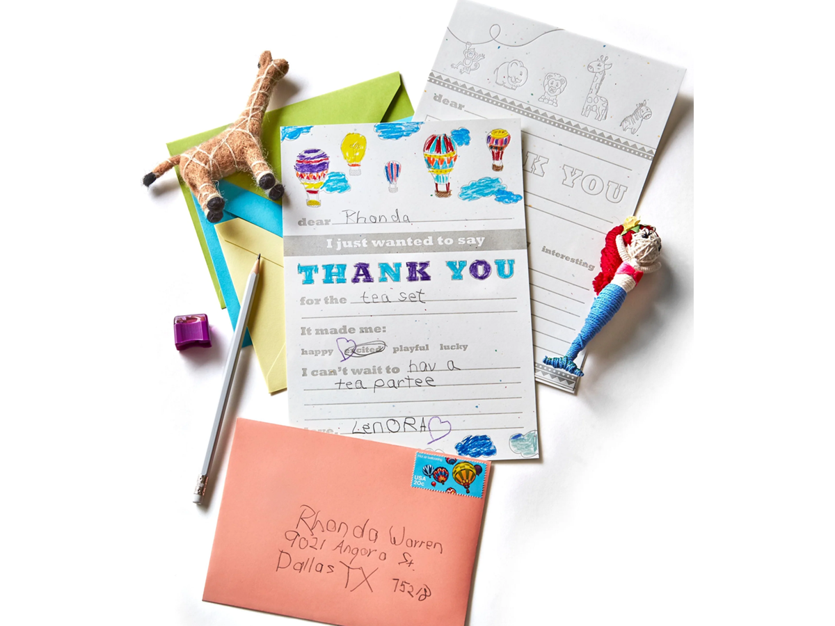 Kid Thank You Notes Kit