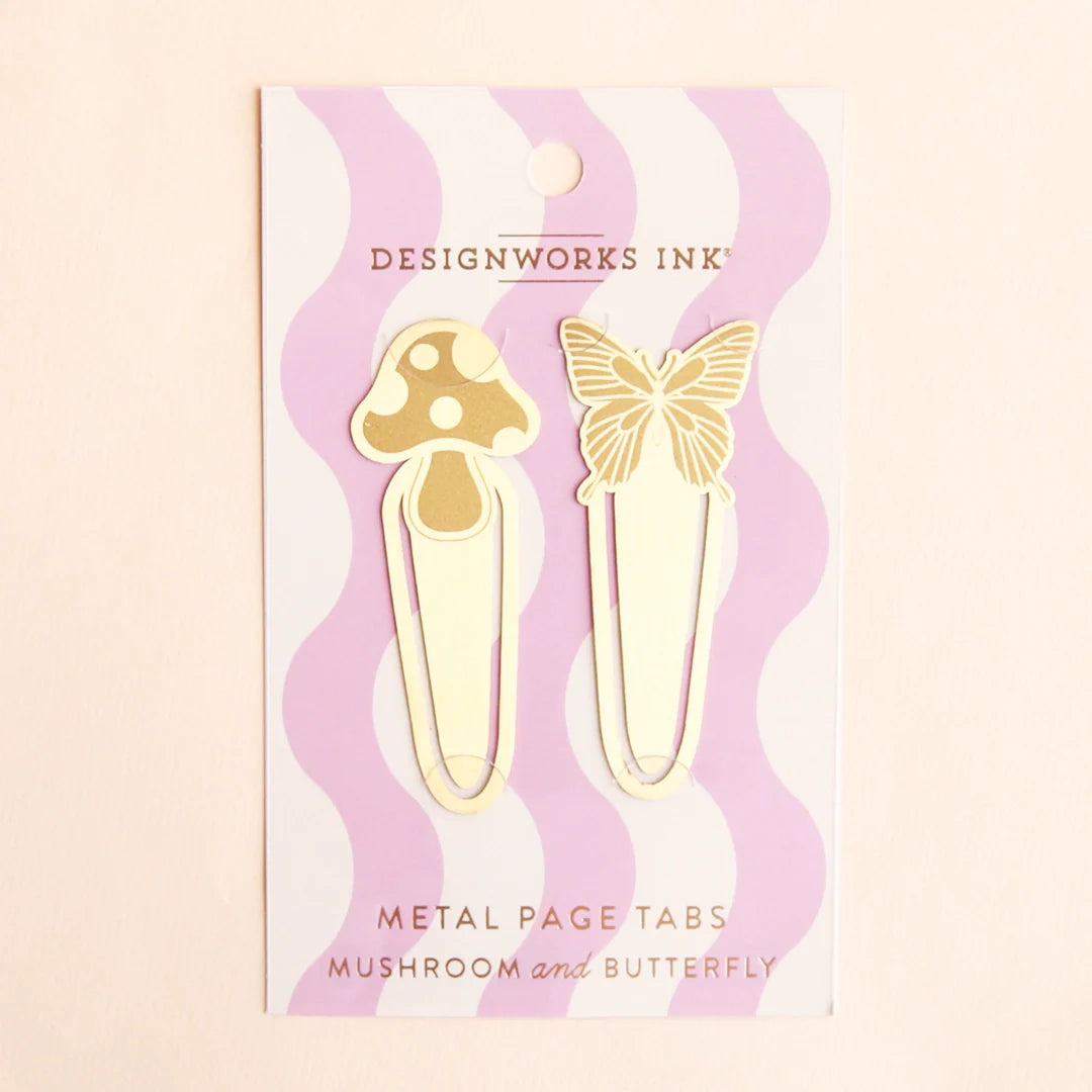 Page Tabs | Mushroom & Butterfly