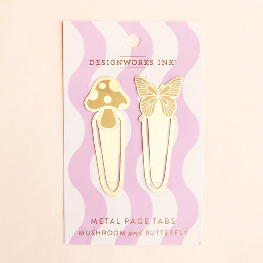 Page Tabs | Mushroom & Butterfly