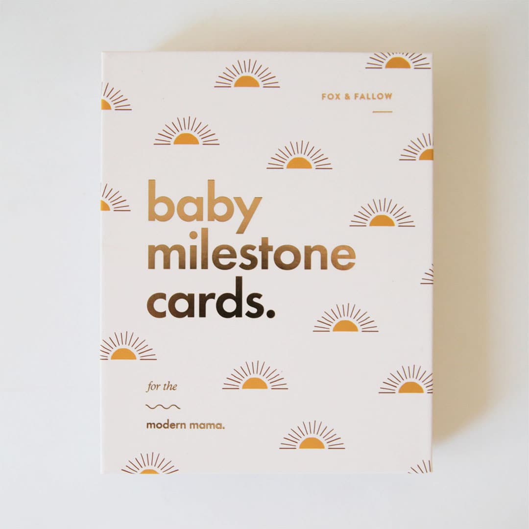Baby Milestone Card Set | Suns