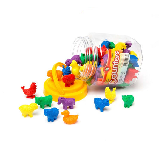 Edvantage - Counters Farm Animals 72pcs