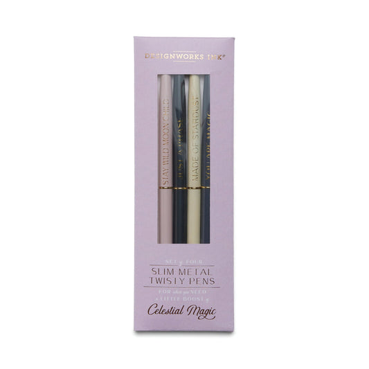 Twisty Slim Meal Pen Set - Set of 4 | Celestial