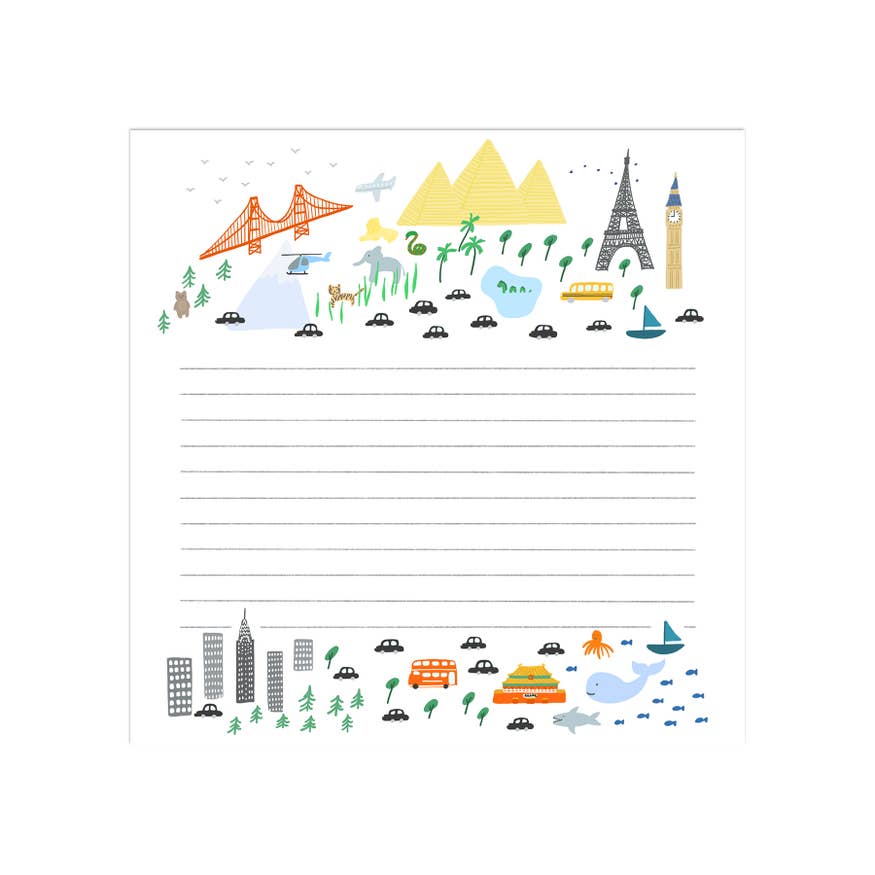 {Paula & Waffle} Chunky Desk Pad :: Travel