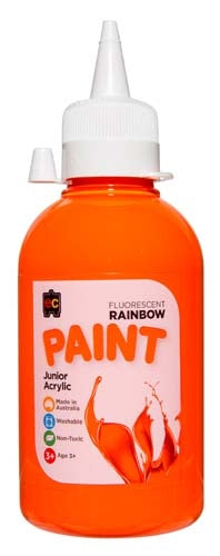 Edvantage -  Fluorescent Paints 250ml Orange