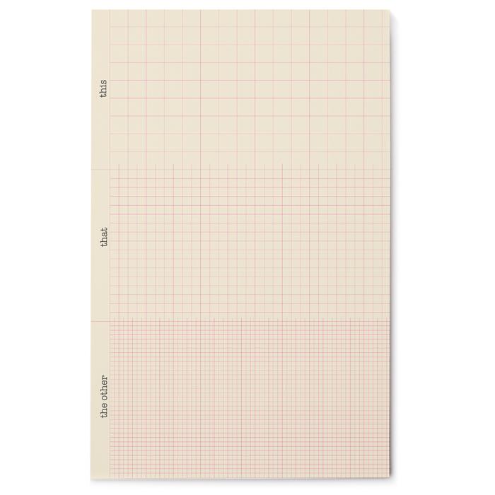 {Snow & Graham} Grid Notepad :: This That & The Other
