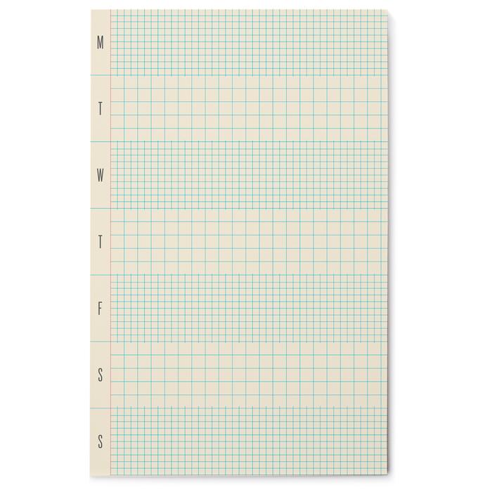 {Snow & Graham} Grid Notepad :: Weekly