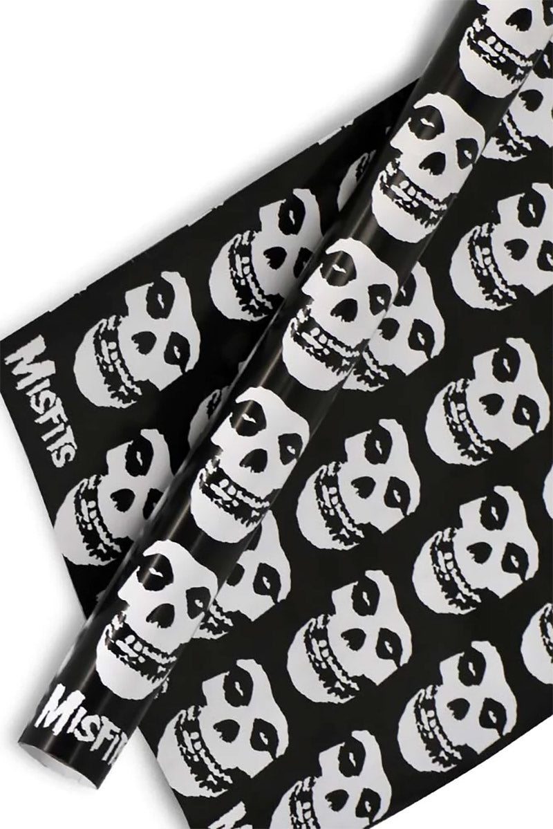 Misfits Skull Wrapping Paper