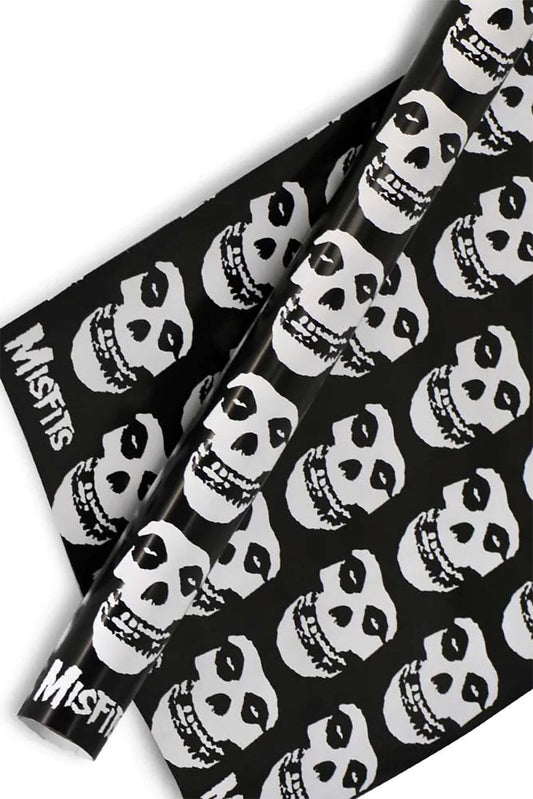 Misfits Skull Wrapping Paper