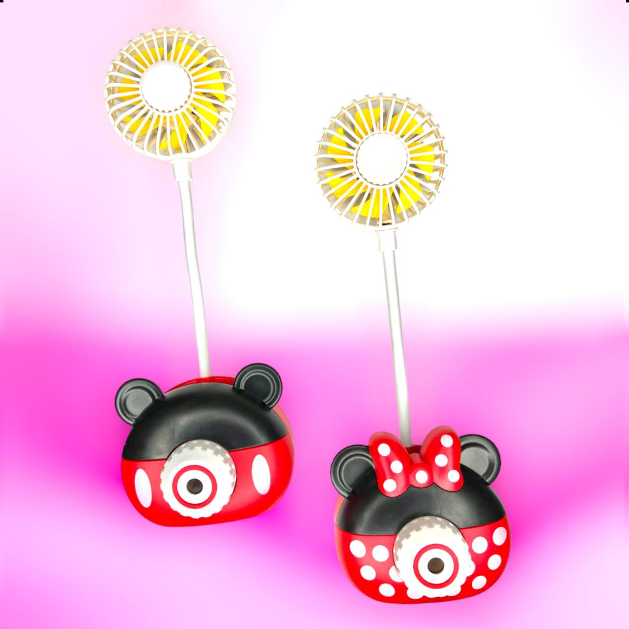 Mickey & Minnie Sharpener W/Fan