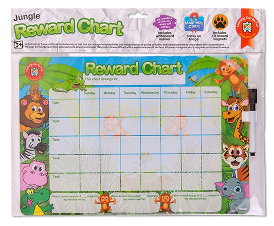 Edvantage - Magnetic Rewards Chart - Jungle