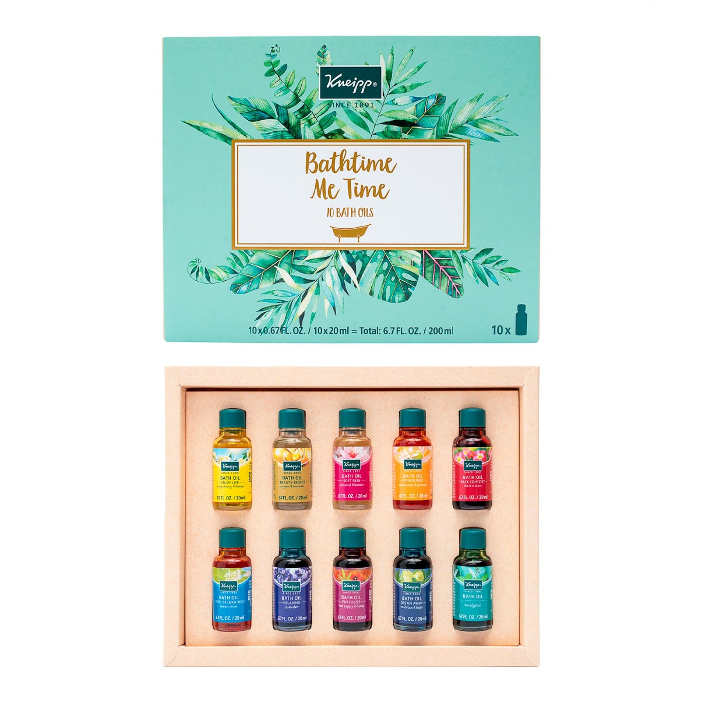 Kneipp Bathtime Me Time Bath Oil Collection, 10 pc