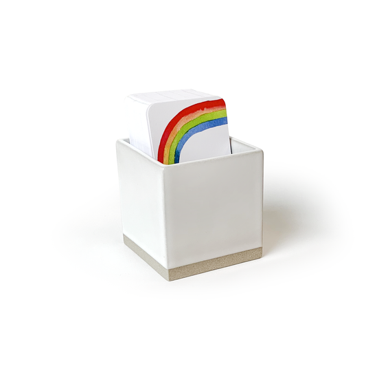 E. Frances Litte Notes Ceramic Holder