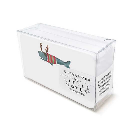 {E. Frances Paper} 85 Little Notes :: Festive Frankie Whale
