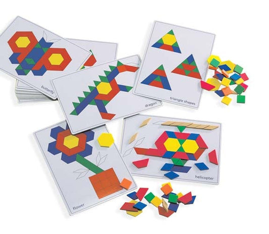Edvantage - Pattern Block Picture Card Set