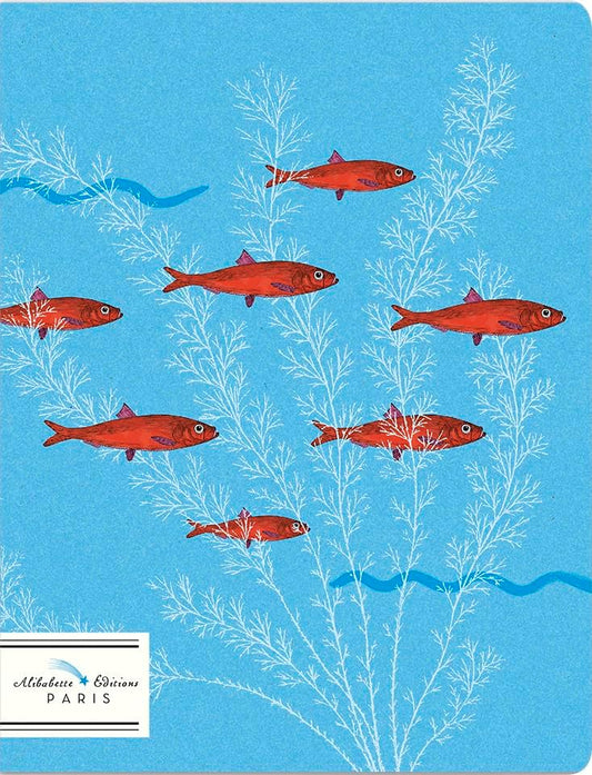 {Ingram} Alibabette Editions Paris Notebook :: Les Poissons Rouges