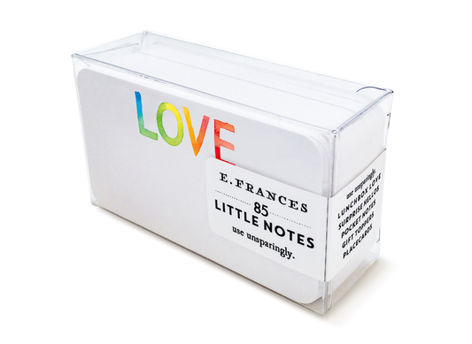 {E. Frances Paper} 85 Little Notes :: Tie Dye Love