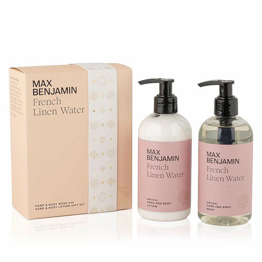Max Benjamin French Linen Water Wash & Lotion Gift Set