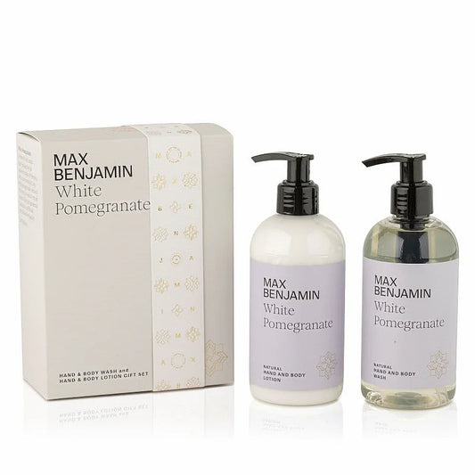 Max Benjamin White Pomegranate Wash & Lotion Gift Set