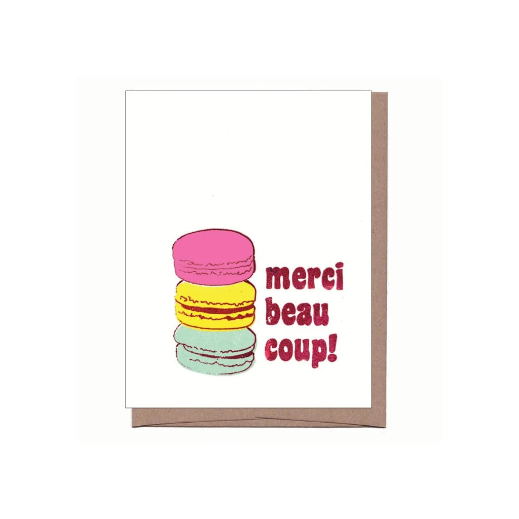 {La Familia Green} Merci Macarons Notes :: Set of 6