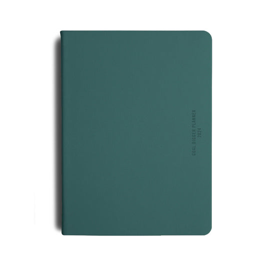 MiGOALS 2024 Classic Teal B5 Goal Digger Diary