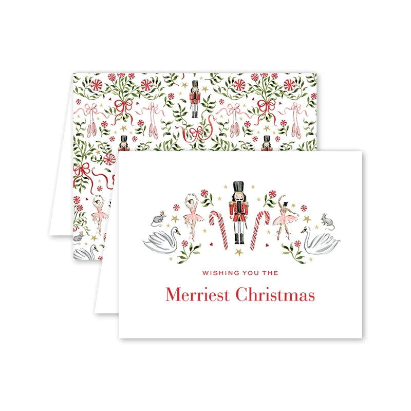 {Dogwood Hill} Nutcracker Garden Holiday Notecards :: Set of 8