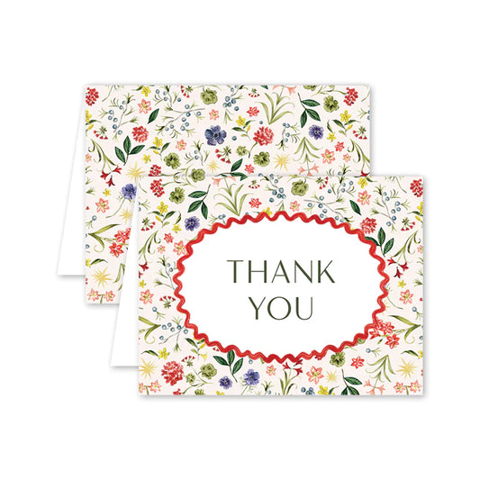 {Dogwood Hill} Bella Garden Thank You Notecards :: Set of 8