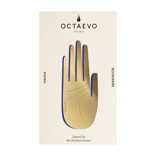 Octaevo Brass Hamsa Bookmark