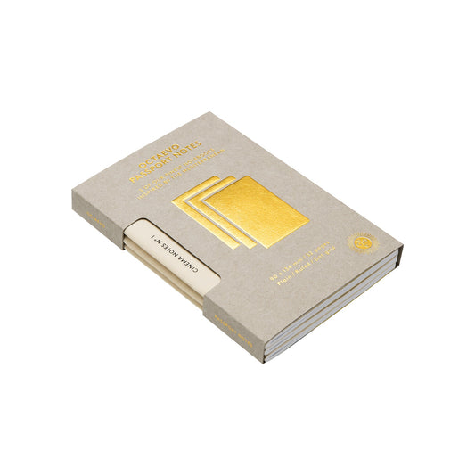 Octaevo Cinema Passport Size Linen Notebook Set of 3