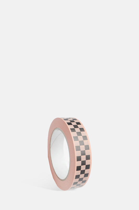 Peach Check Tape