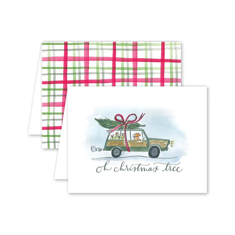 {Dogwood Hill} Rhode Island Wagoneer Holiday Notecards :: Set of 8