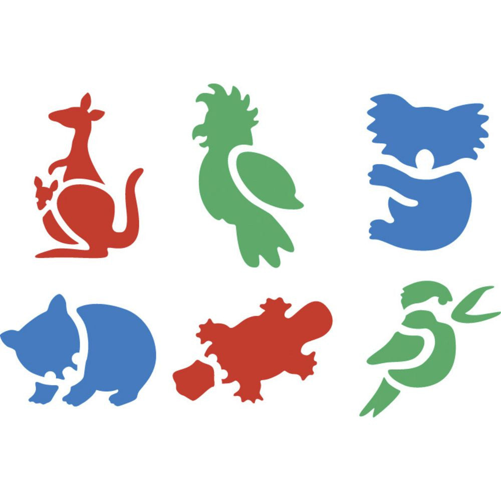 Edvantage - Stencil Sets - Australian Animals Series 1