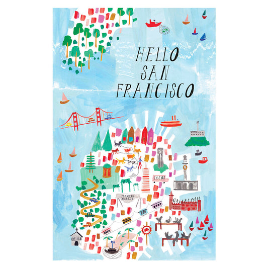 {Mr. Boddington's Studio} Hello San Francisco Art Print