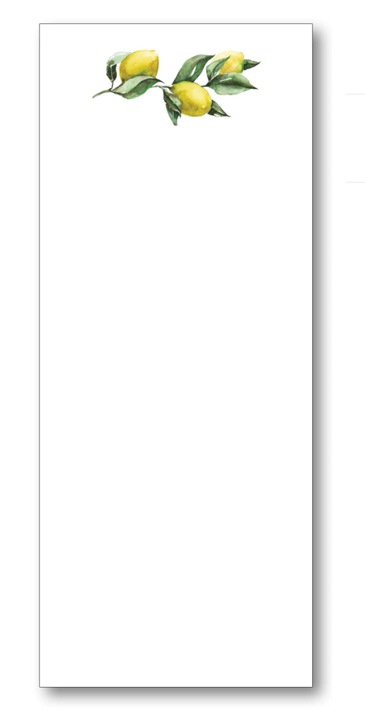 Lemoncello Long Notepad