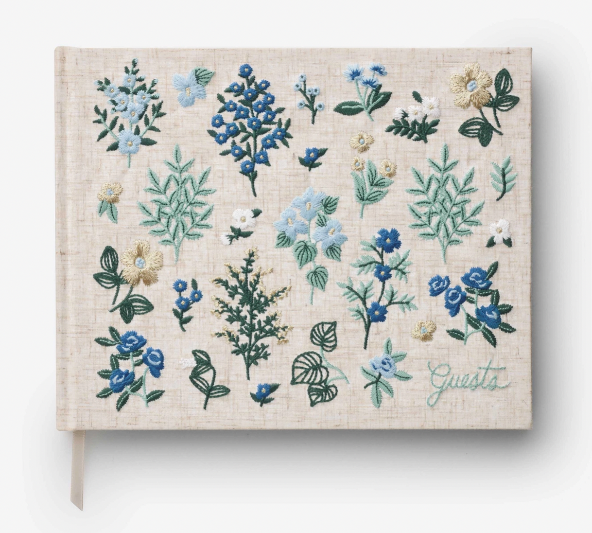 Embroidered Guest Book