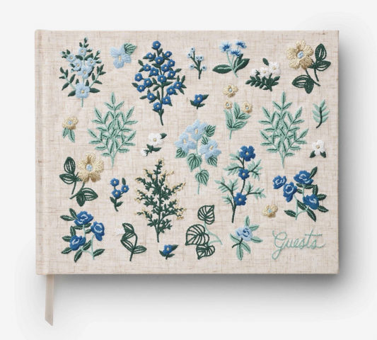 Embroidered Guest Book