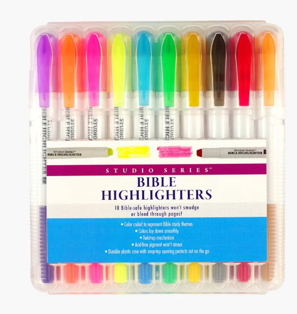 Bible Highlighters (Set of 10 Gel Highlighters)