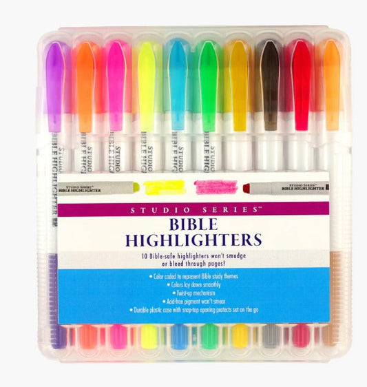 Bible Highlighters (Set of 10 Gel Highlighters)