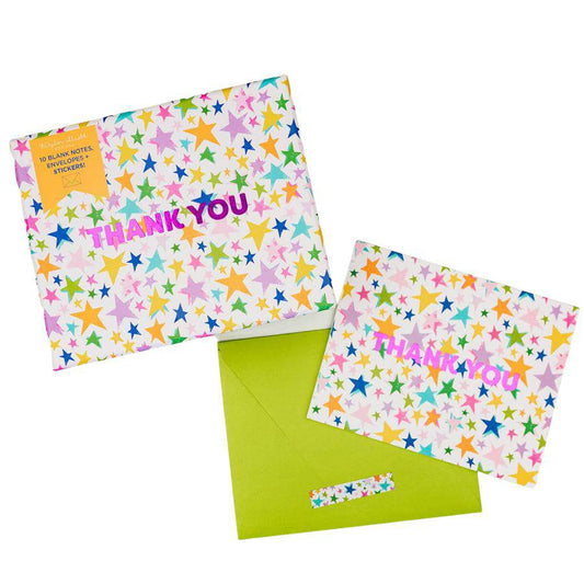 Stars Thank You Boxed Note Cards